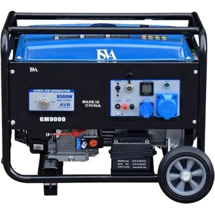 موتور برق بنزینی ایسوا مدل GM9000 توان ۸۵۰۰ وات استارتی چرخ‌دار